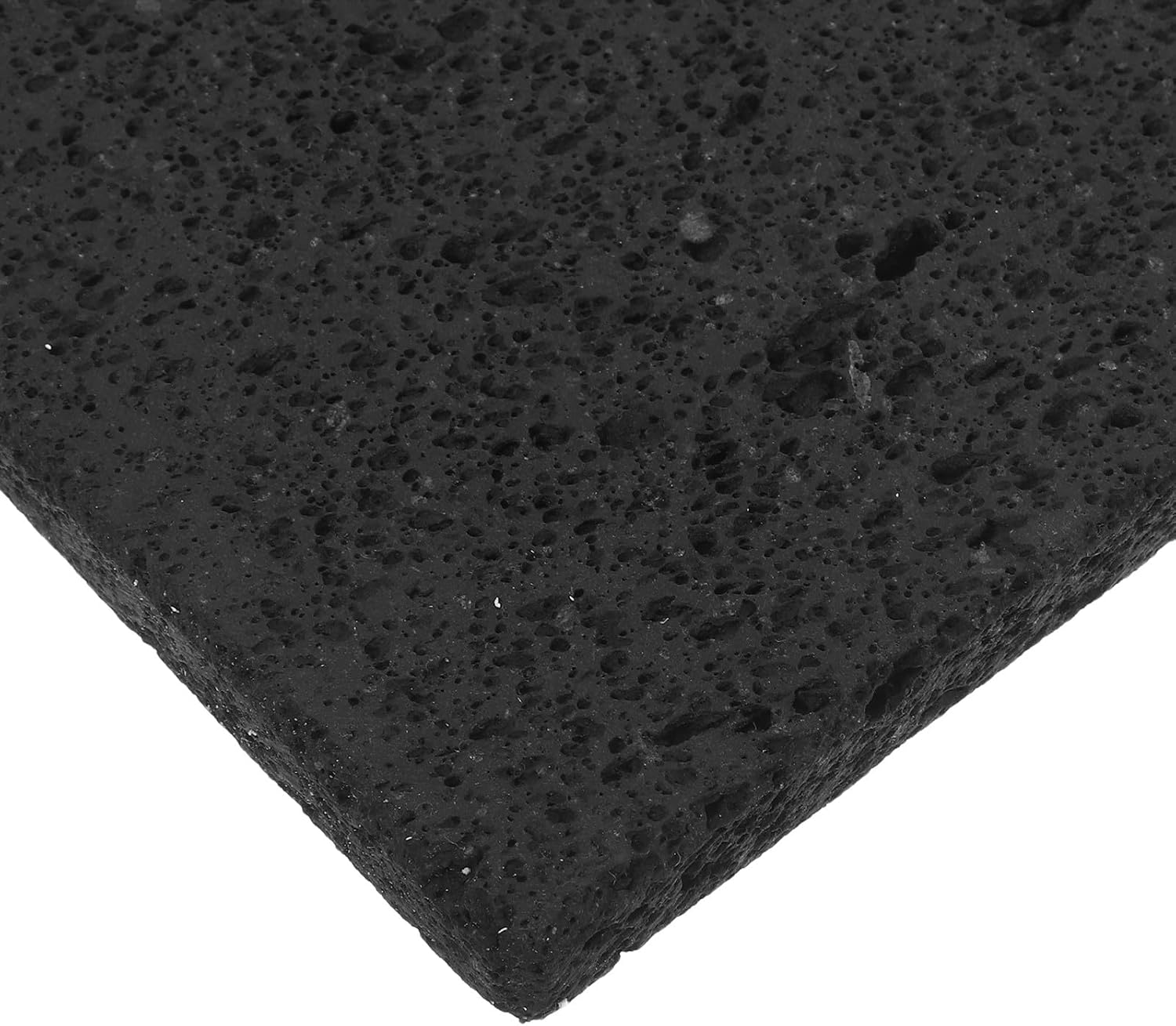 Lurrose Cooking Stone: 20x15cm Korean Bbq Grilling Plate - Volcanic Rock Cooking Stone For Home Kitchen - Natural Vegan Barbecue Tray