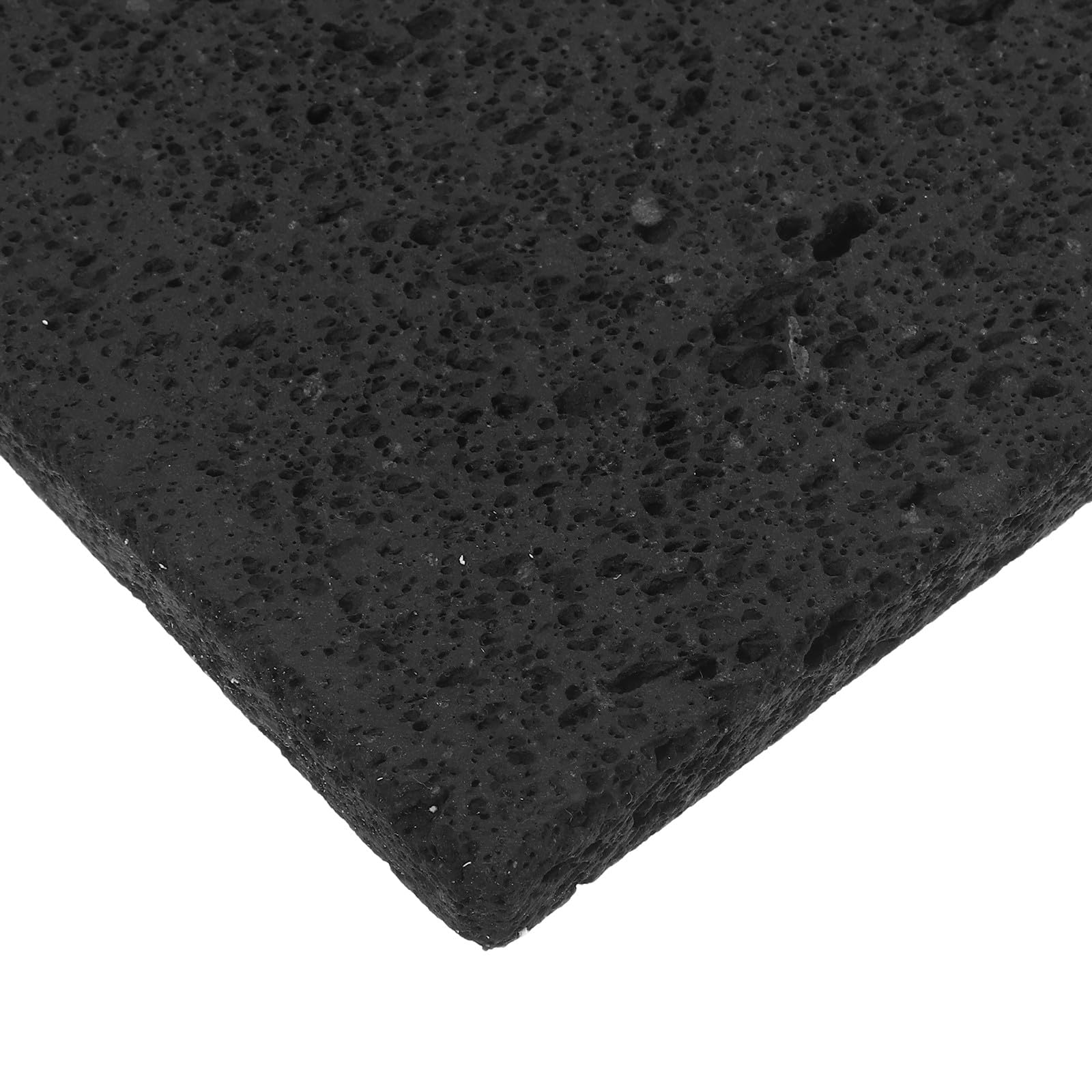 COLLBATH Akcesoria do steków: 20 x 15 cm wulkaniczny kamień do grillowania, płyta do pieczenia steków, koreański kamień do grillowania, utrzymujący ciepło, do pieca do pizzy, podgrzewacz do
