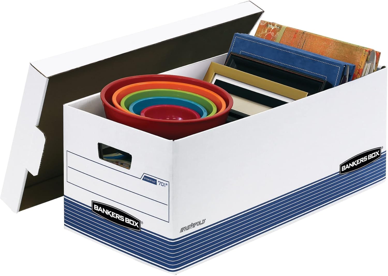 Bankers Box® 70140 Letter Stor/File Storage Box with Lift-Off Lid, 4 Pack