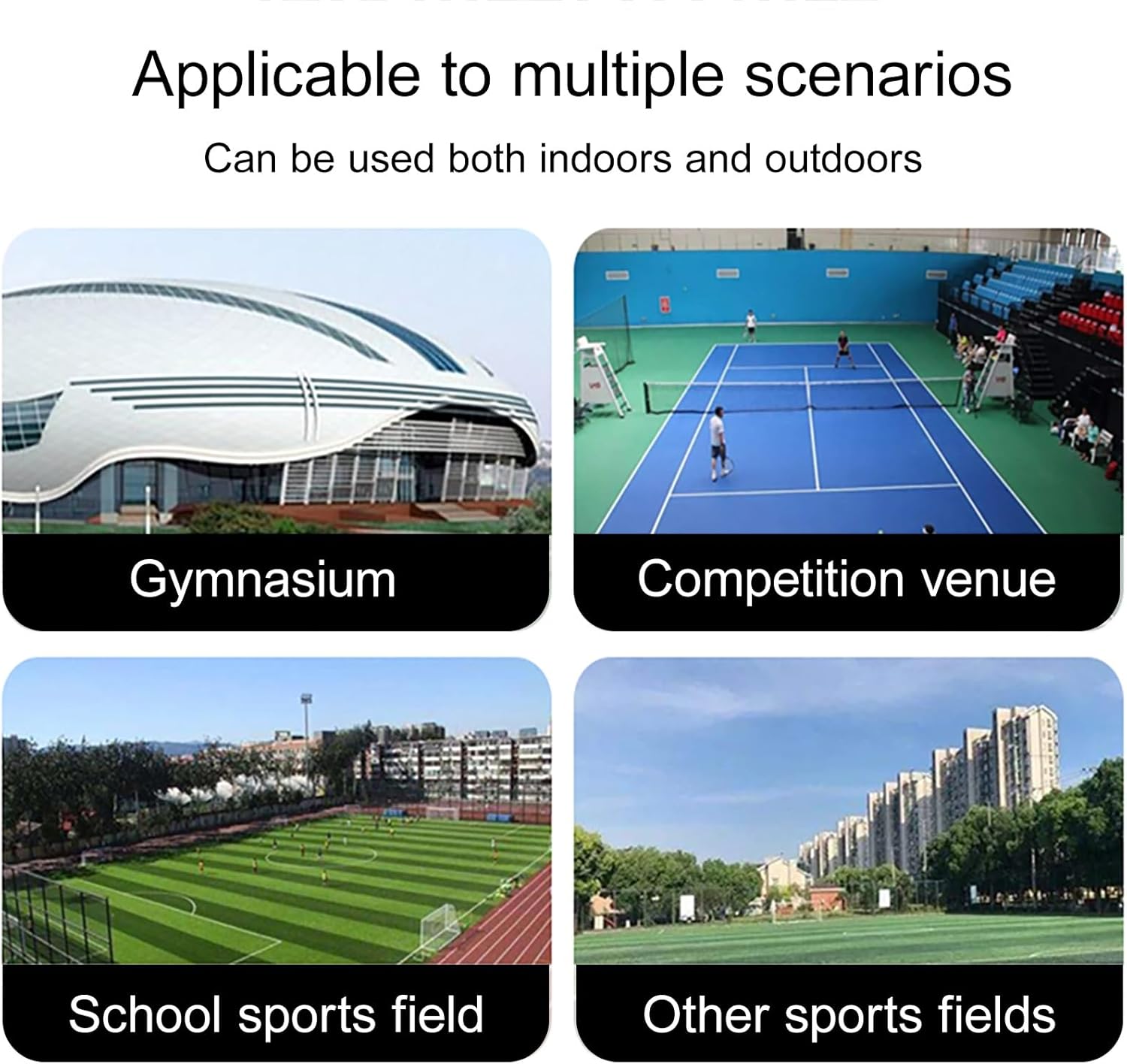 Heavy Duty Volleyball/Badminton Poles, Badminton Net Pole with Adjustable Height, Volleyball Net Stand with Heavy Duty Base, for Indoor Gym or Outdoor Park School Use