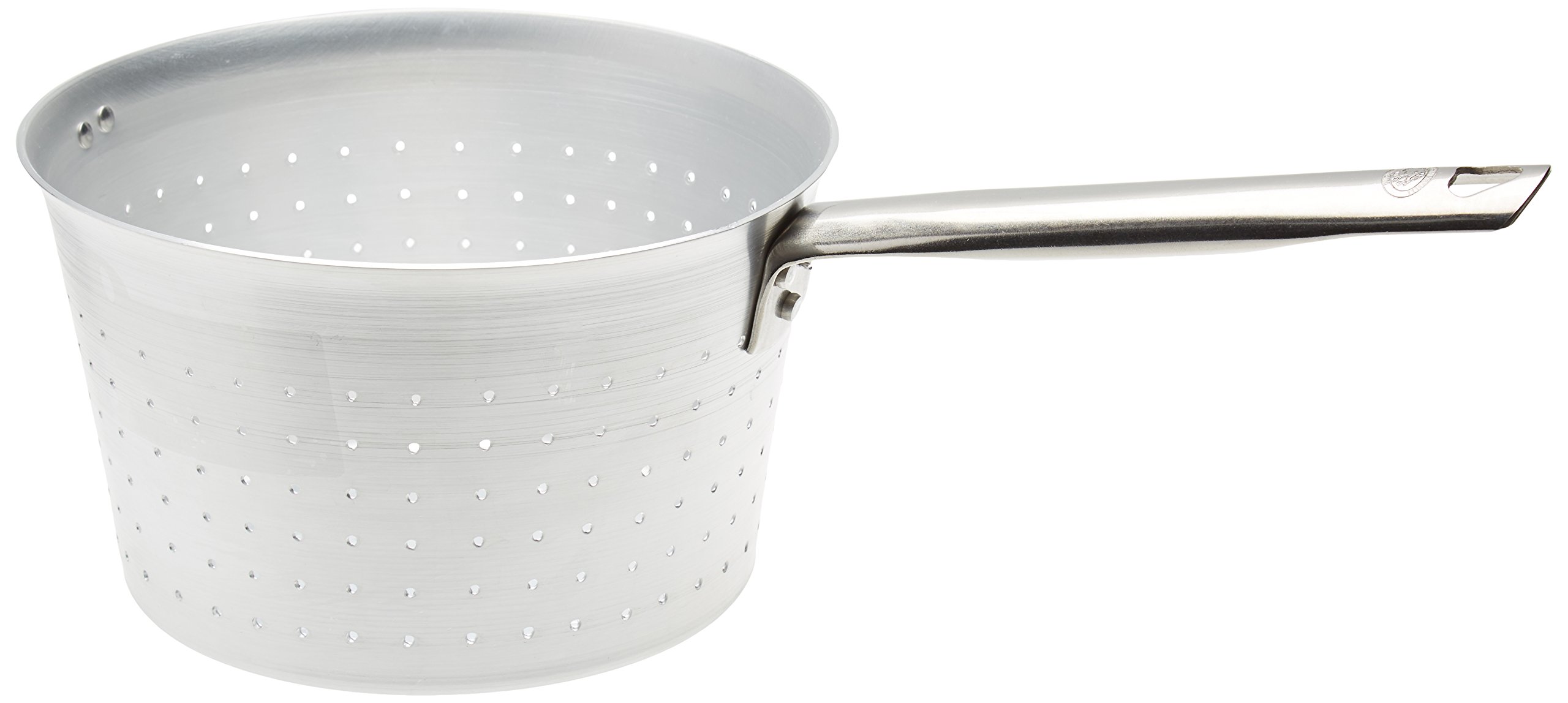 Pentole Agnelli Professioneel aluminium 3 mm cilindrisch vergiet met 2 handgrepen, diameter 32 cm