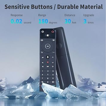 Voice Remote Control Fit for Virgin Media 360 TV Box