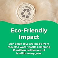 Vista 5 de The Petting Zoo Marioneta de peluche africana de pingüino de patas negras, regalos para niños, animales títeres, marionetas interactivas