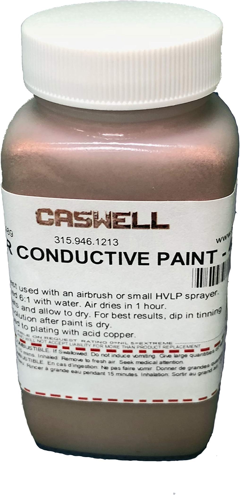 Caswell COPPER CONDUCTIVE PAINT - 4OZ