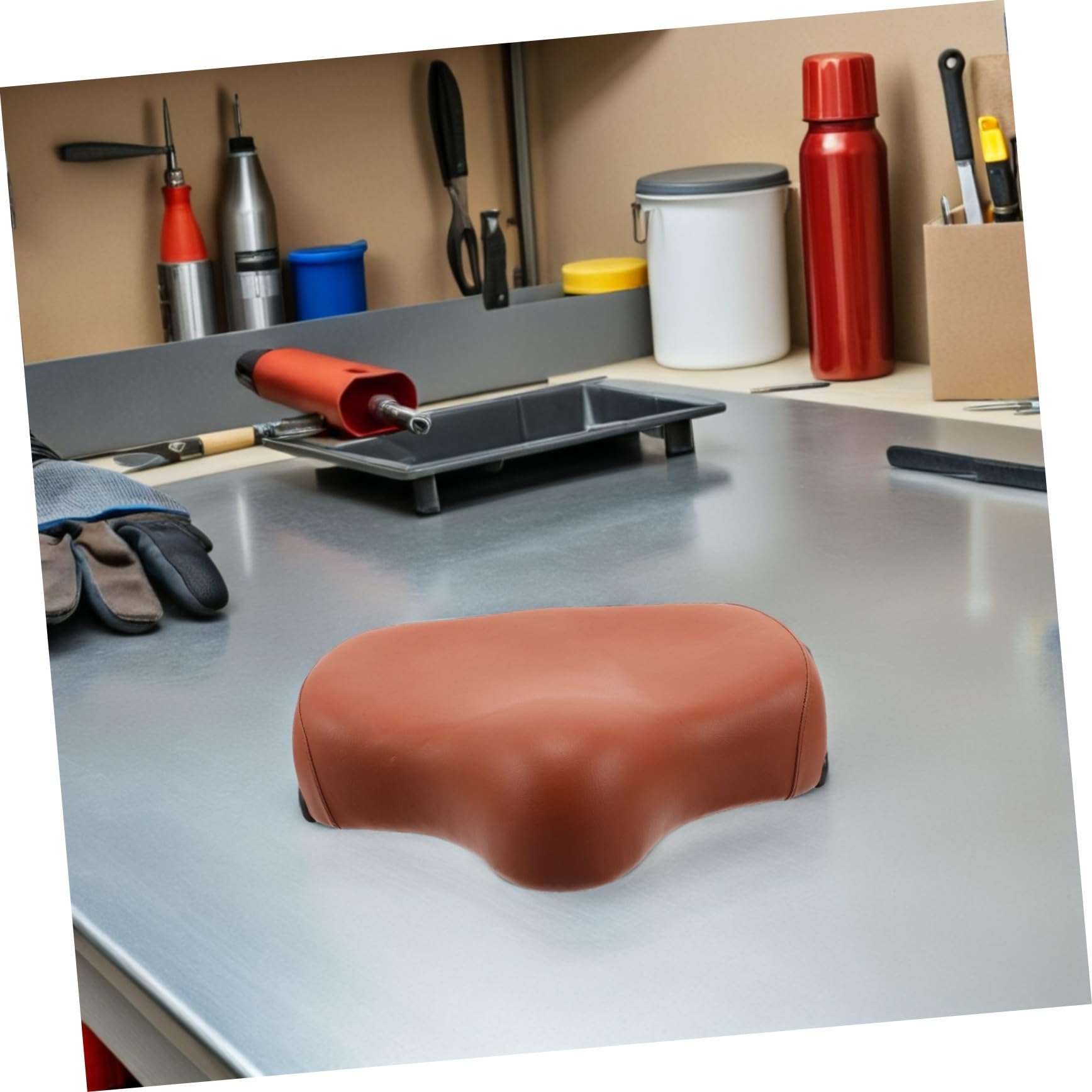 SUPVOX Cojín Asiento Bicicleta Estática Ergonómico Compatible con Bicicletas Indoor Funda Acolchada Cómoda para Entrenamiento Casa Mejora Confort y Reduce Presión Caderas