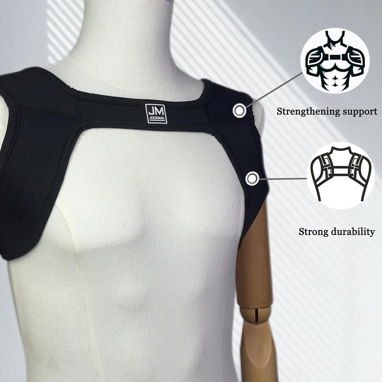 Harnais En Néoprène Neo Harness Noir-Jaune - BDSM Univers