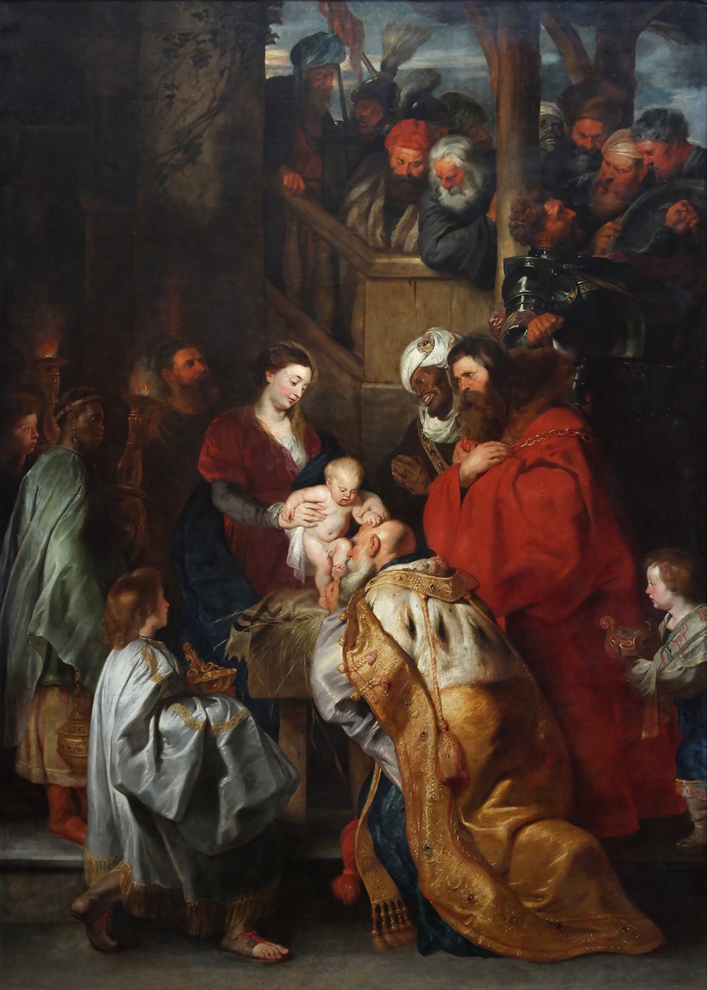 L'adoration des Mages par Rubens en impression Archival Matte haut de gamme