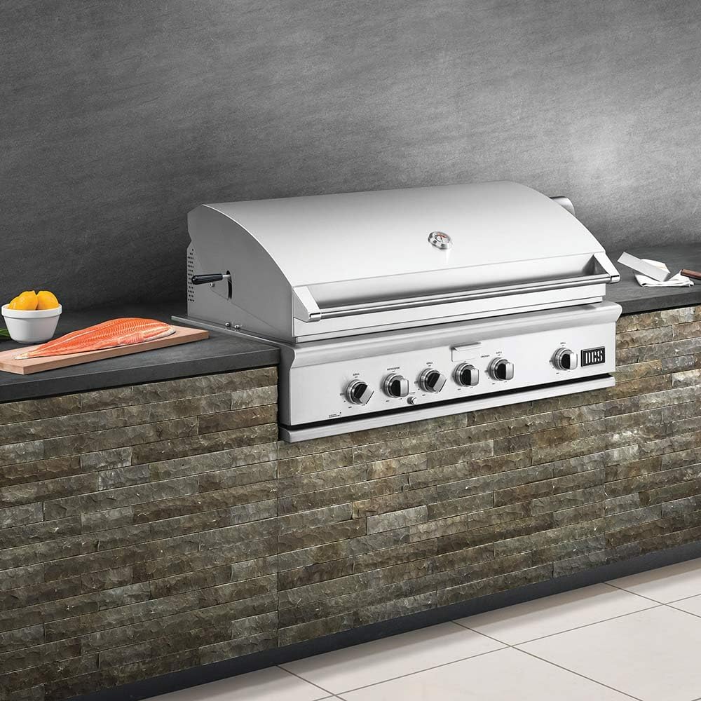 Dcs 48-inch Built-in Natural Gas Grill With Rotisserie - Bh1-48r-n