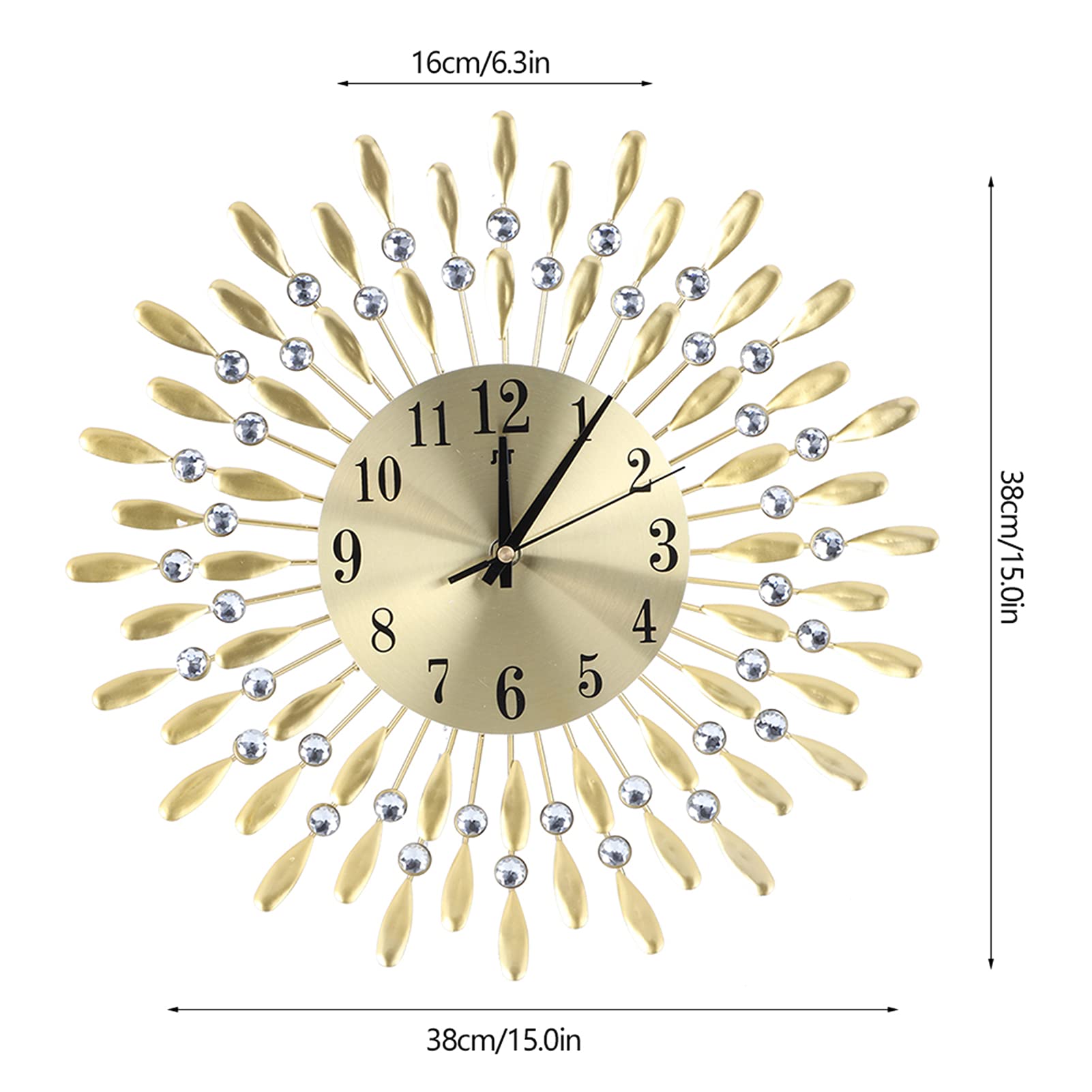 Amazon.com: Modern Wall Clock, 15 Inch European Style Wall Clock
