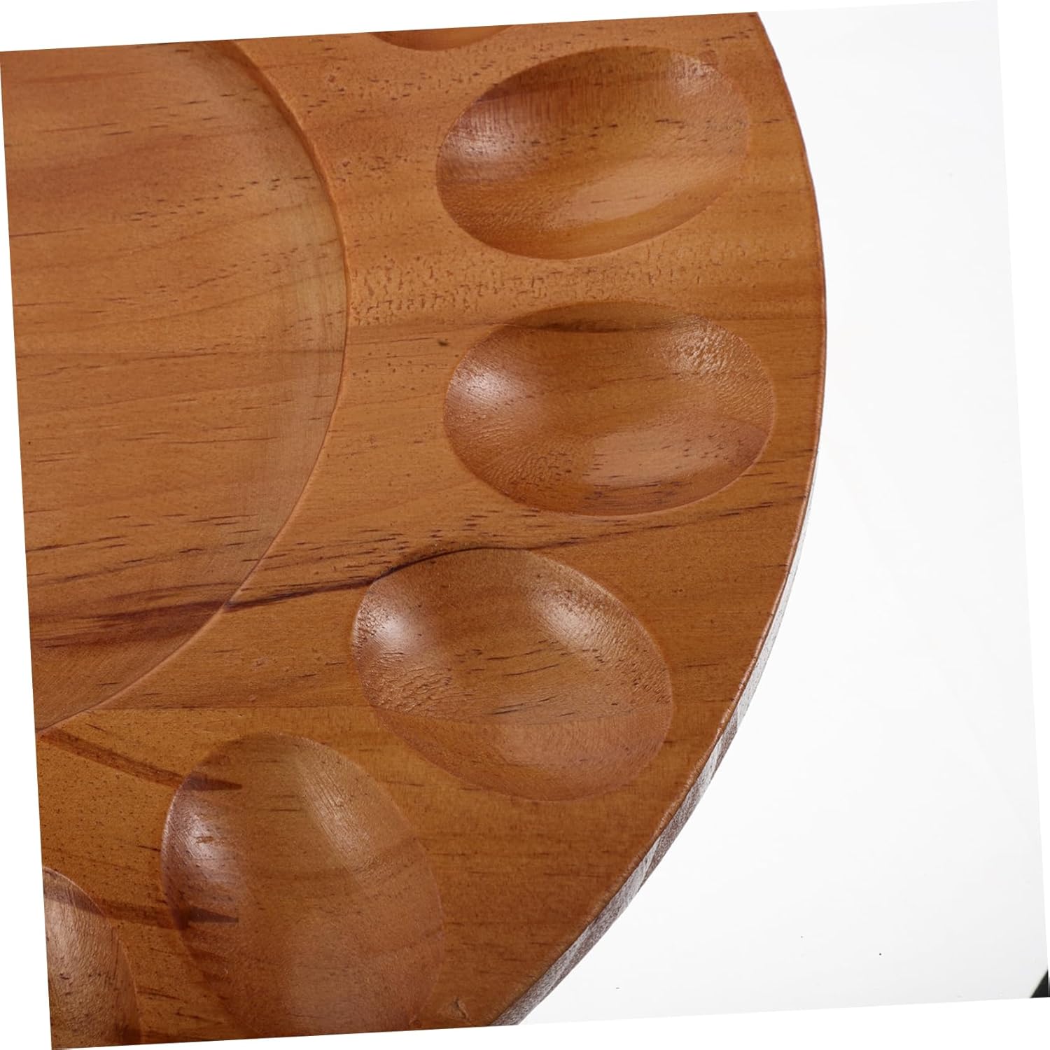 Egg Organizer for Refrigerator Wooden Egg Holder Charcuterie Board Kitchen Storage Box