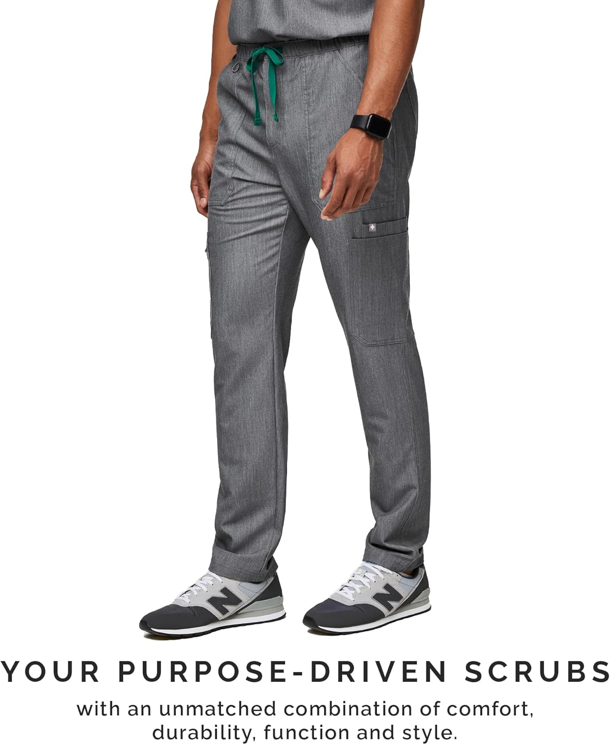 FIGS Cairo Cargo Scrub Pants, Classic Straight Leg Fit - Graphite, Short 2XL - Image 7