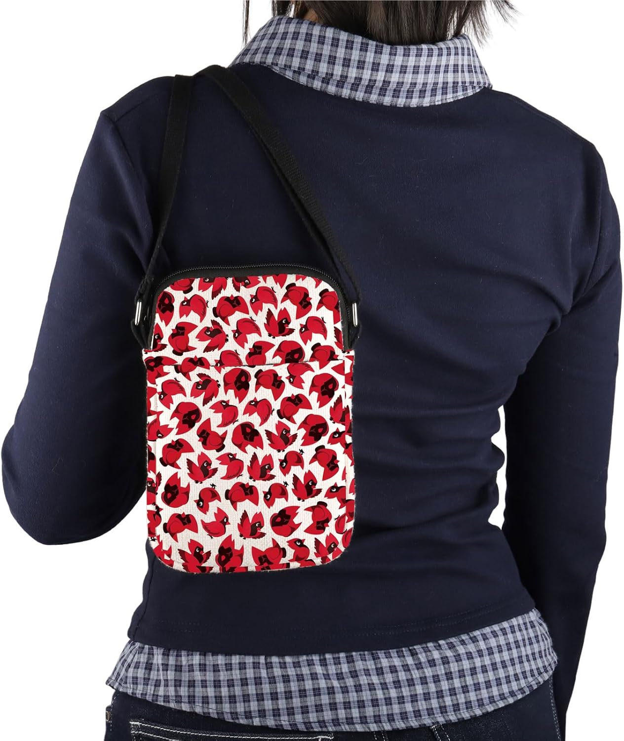 PWHAOO Cartoon Inspired Gift Cardinal Design Crossbody Bag Cartoon Fandom Travel Bag Cosplay Merch - Image 2