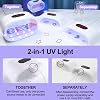 ceya Luz UV para resina, lámpara de resina UV de doble cara de 36W de curado rápido | Lámpara UV con 2 cables USB, pantalla digital (2M 3M 5M), luz de resina con cobertura de 360° para curado, moldes, joyería, manualidades DIY 5