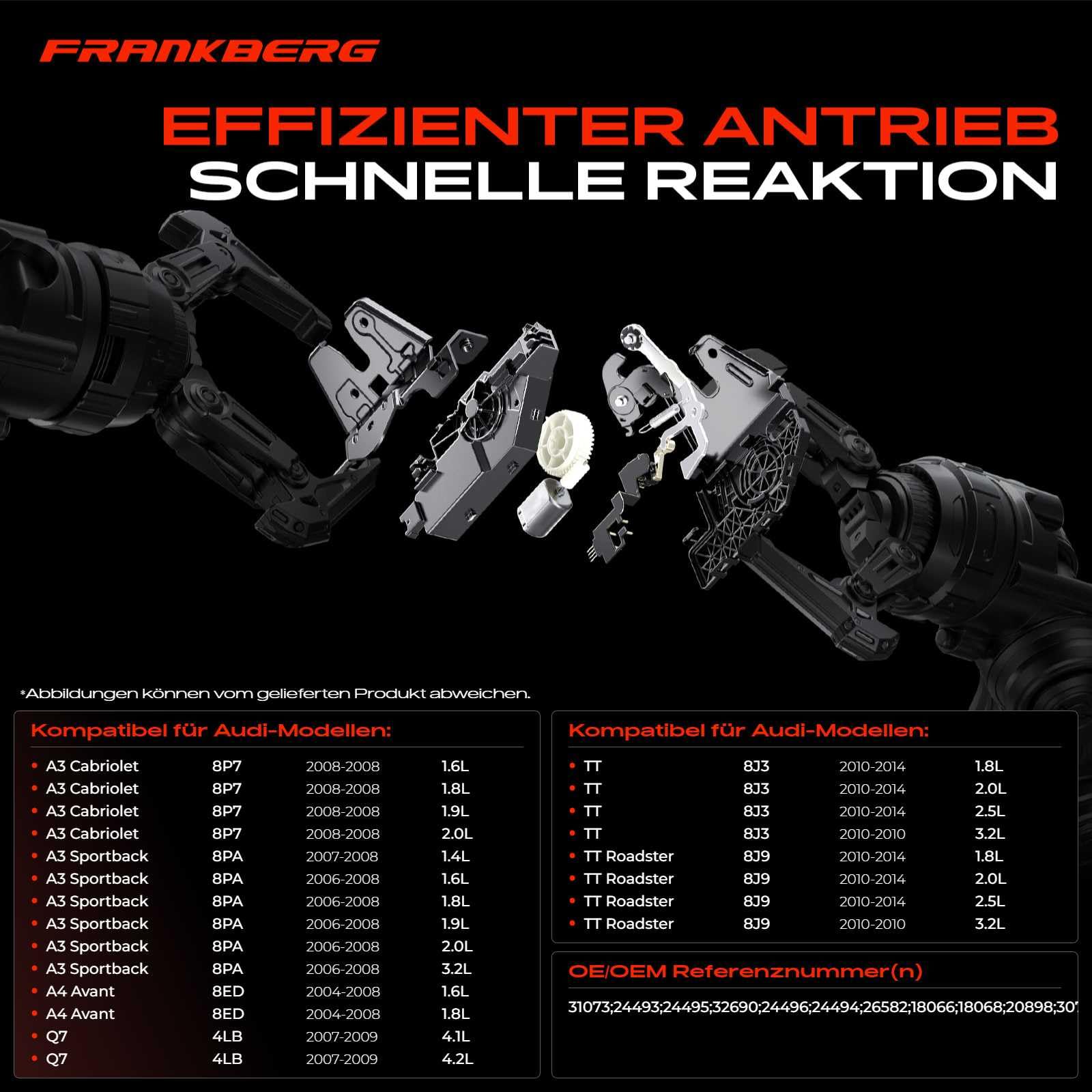 Frankberg Heckklappenschloss 8P4827505C