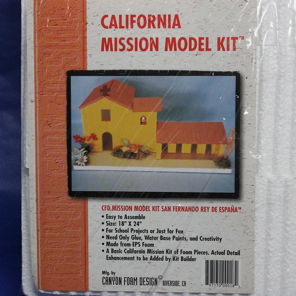 CM School Supply California Mission Model Kit San Fernando Rey De Espana