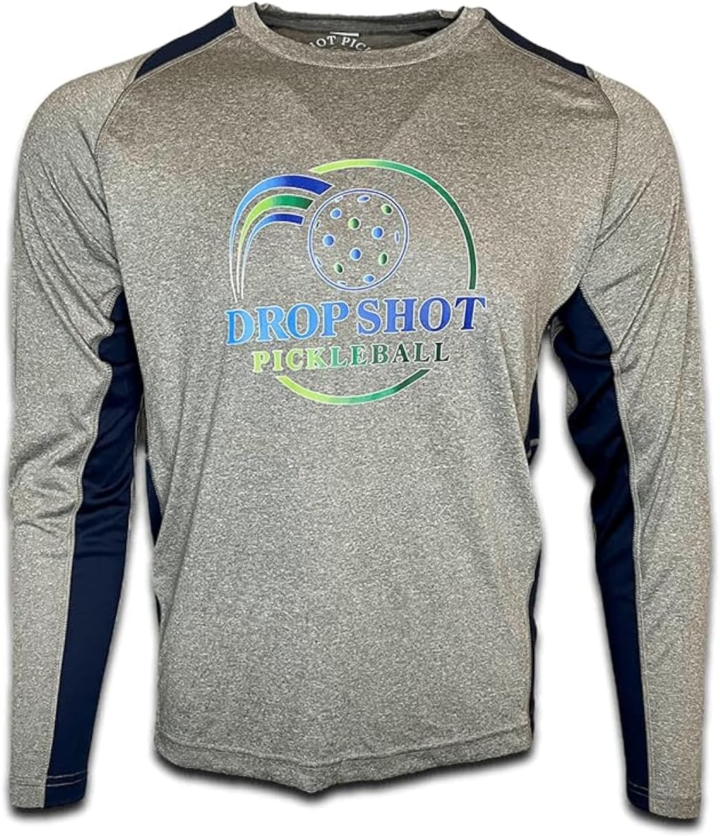 Long Sleeve Pickleball T Shirt | UPF Athletic Dri-Fit Active Shirts | Performance Contender Tee