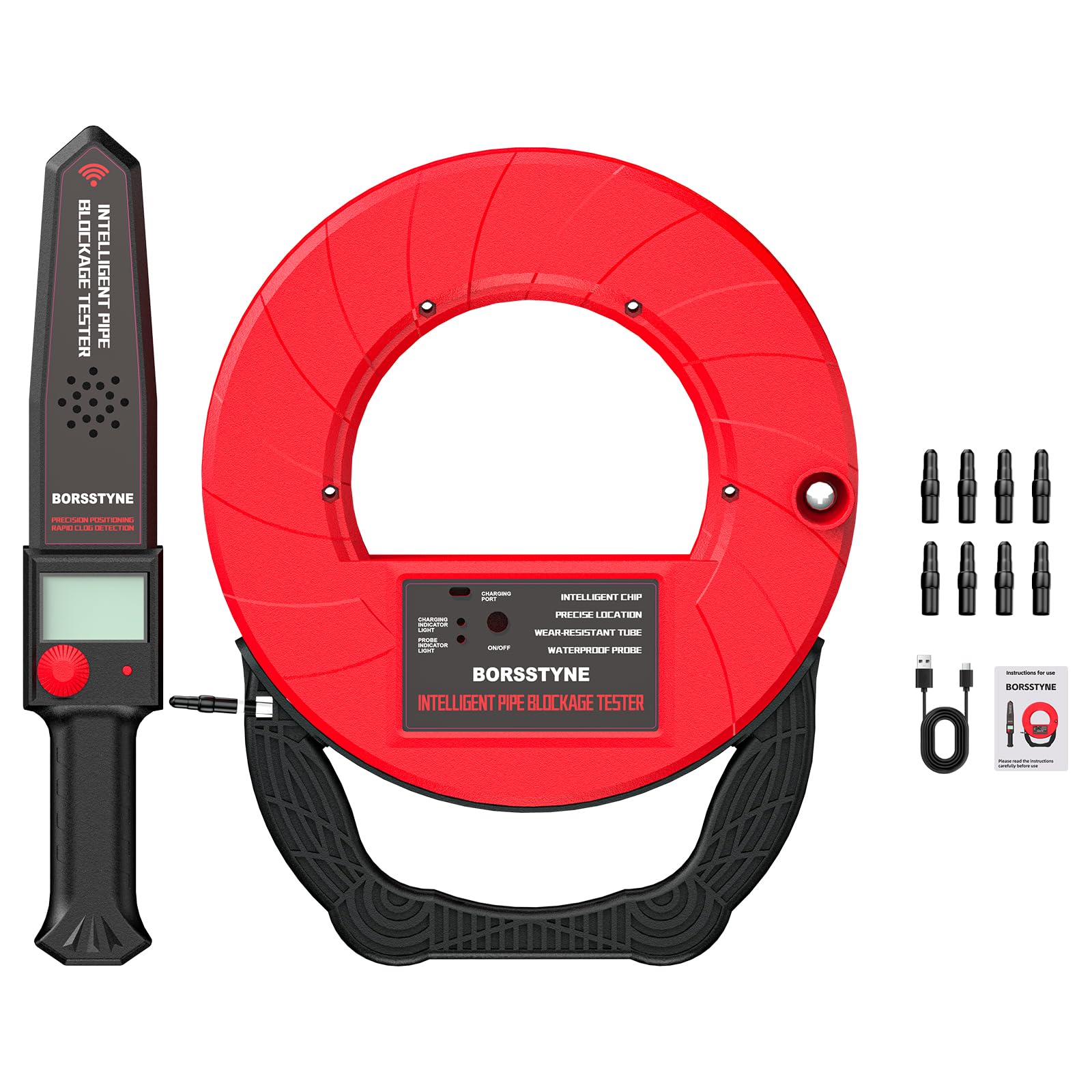 Pipe Locators Precision Blockage Detector for Water pipes underground pipes PVC pipes metal pipes Wall pipes