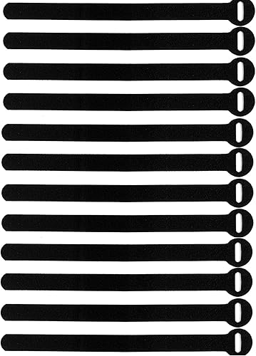 Sujetacables reutilizables, correas de cable de sujeción de 6 pulgadas, organizador de cables multiusos de gancho y bucle, organizador de cables