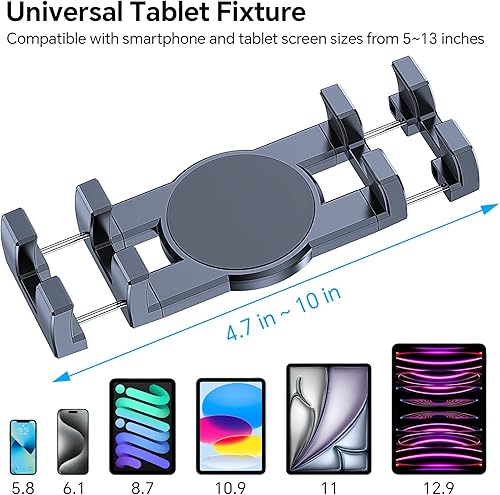 Miniatura 8 de Soporte para tablet para coche iPad para coche Parabrisas + DashSoporte de iPad con ventosa para soporte de camión 360Soporte de montaje de tablet