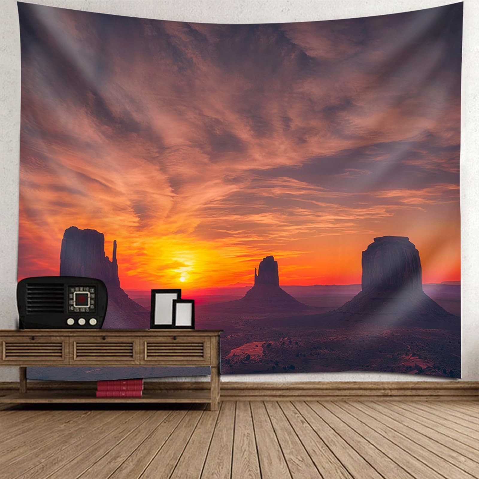 Tenture murale paysage aux finitions soignees pour interieur elegant