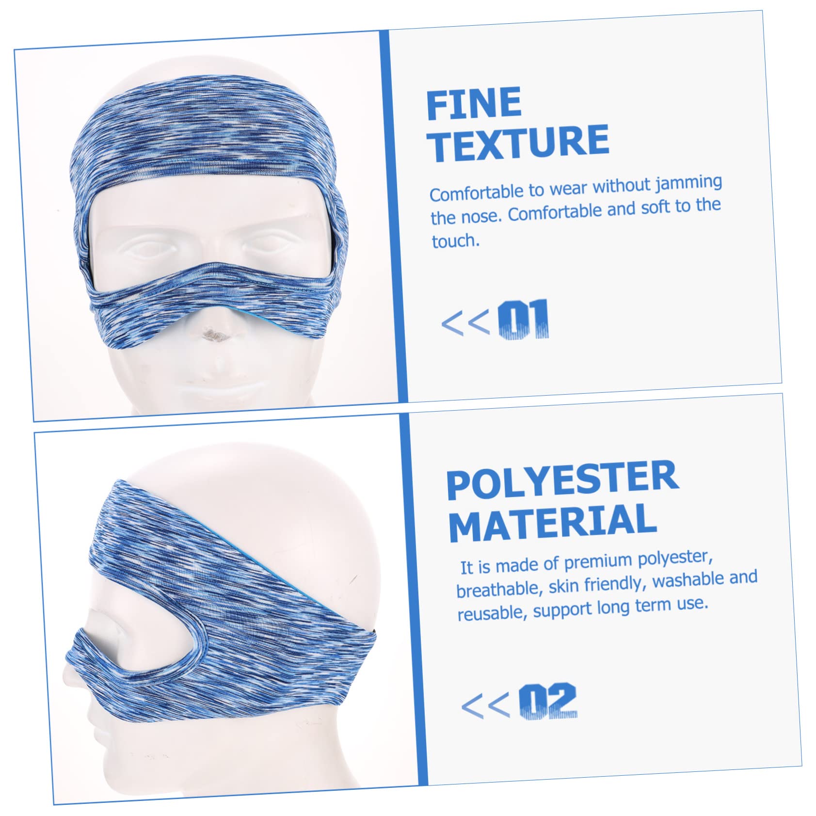5pezzi Vr Eye Mask Cover Traspirante e Assorbente Per Headset Vr Regolabili Design Per Lunghe Sessioni