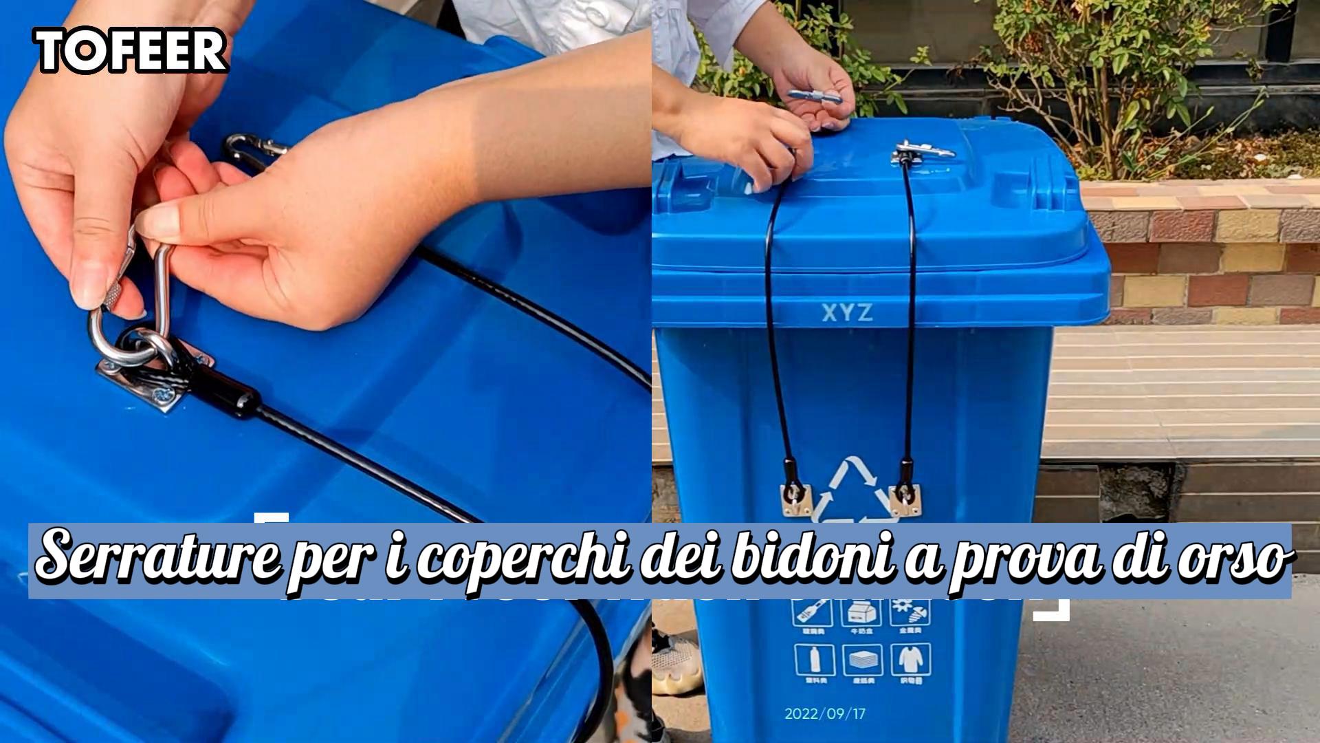 Cestino A Pedale 3 Litri BAKAJI - Coperchio Bambù, Corpo Metallo, Chiusura Silenziosa Cestino Bagno 3 Litri - Foto 12