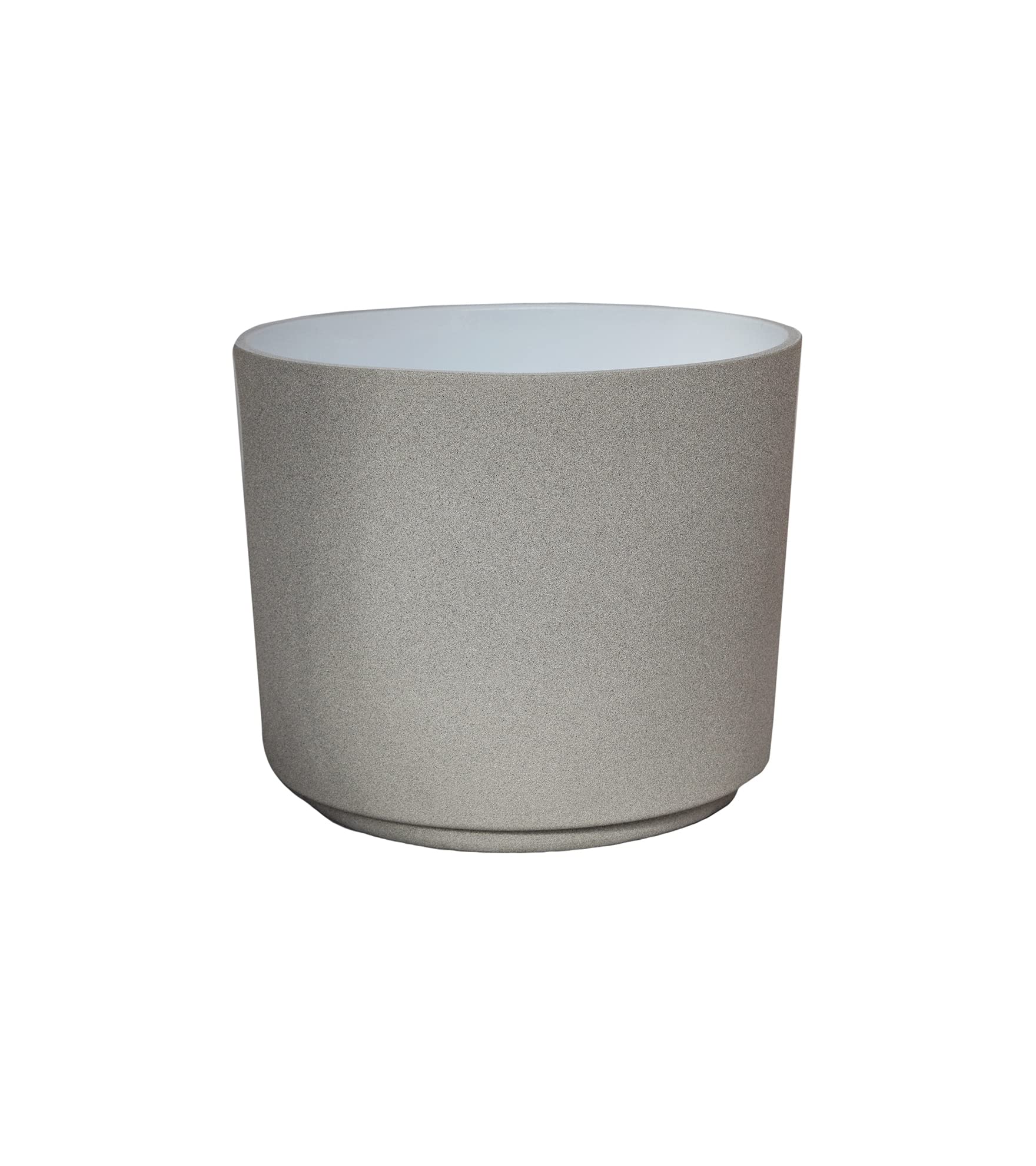 Ivyline Leon Cement Planter - Grey - 28cm Diameter