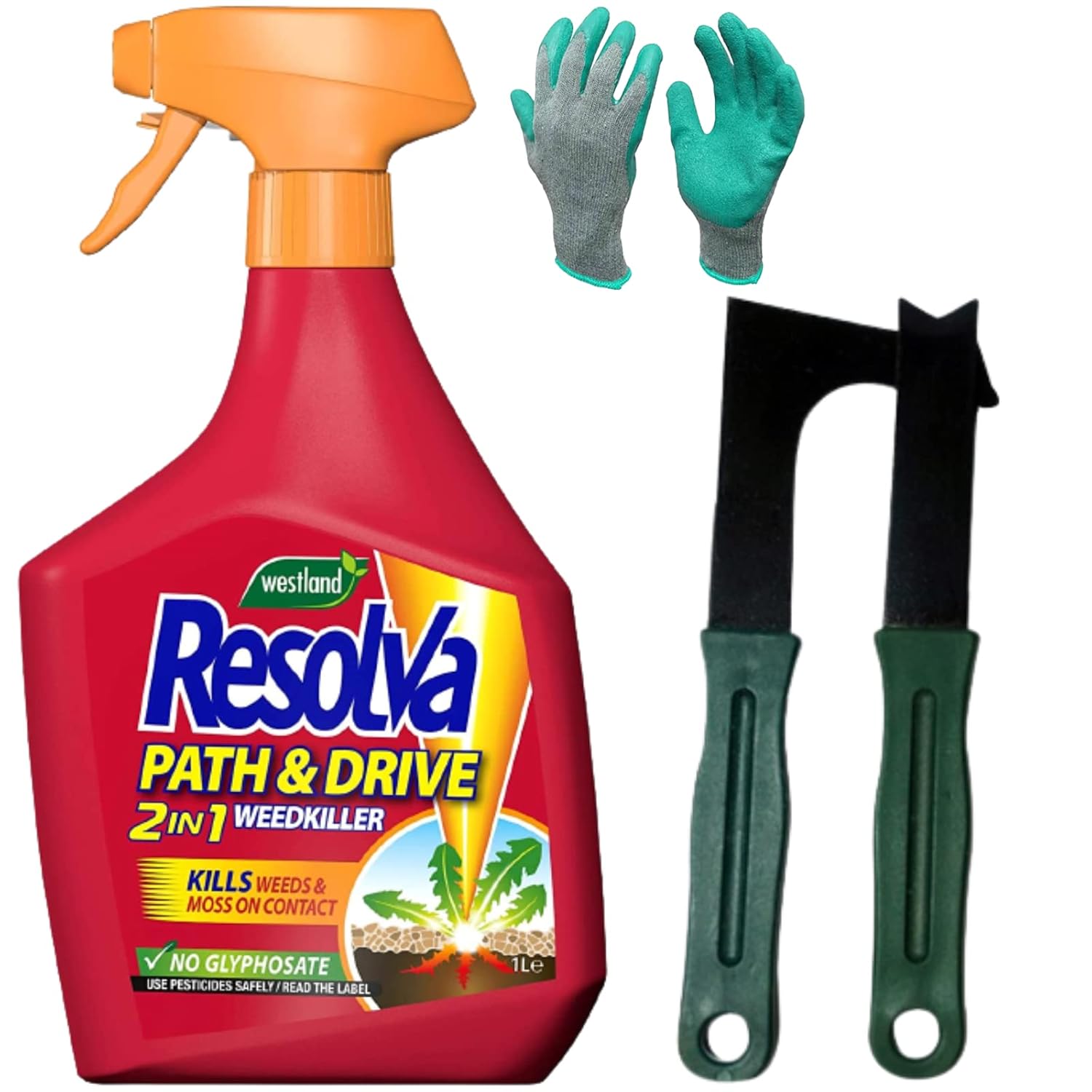 Driveway Path and Patio Resolva Weed Killer 2 in 1 GlyphosateFree