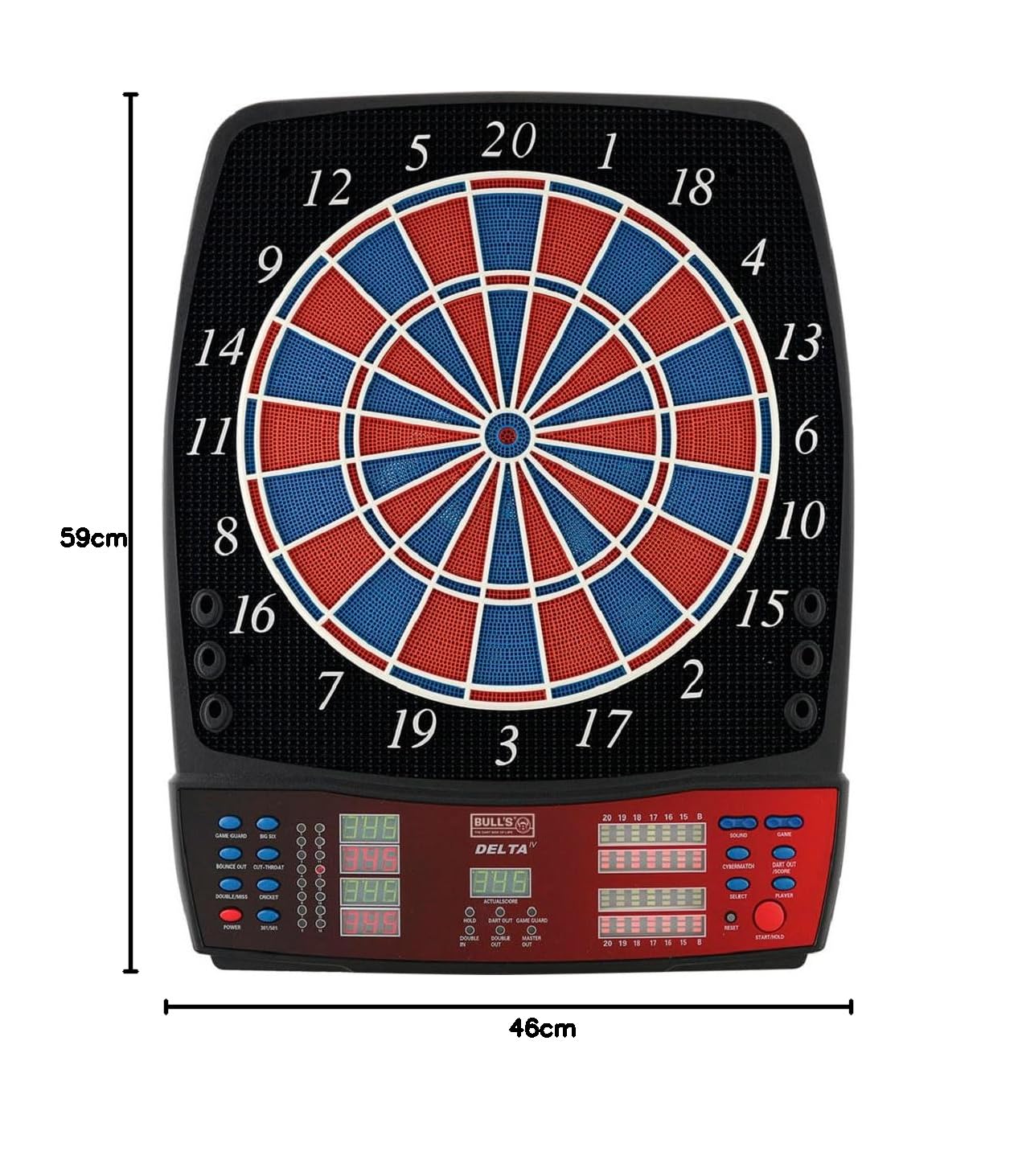 BULL'S Dartforce Russ Bray Sound Elektronik Dartboard