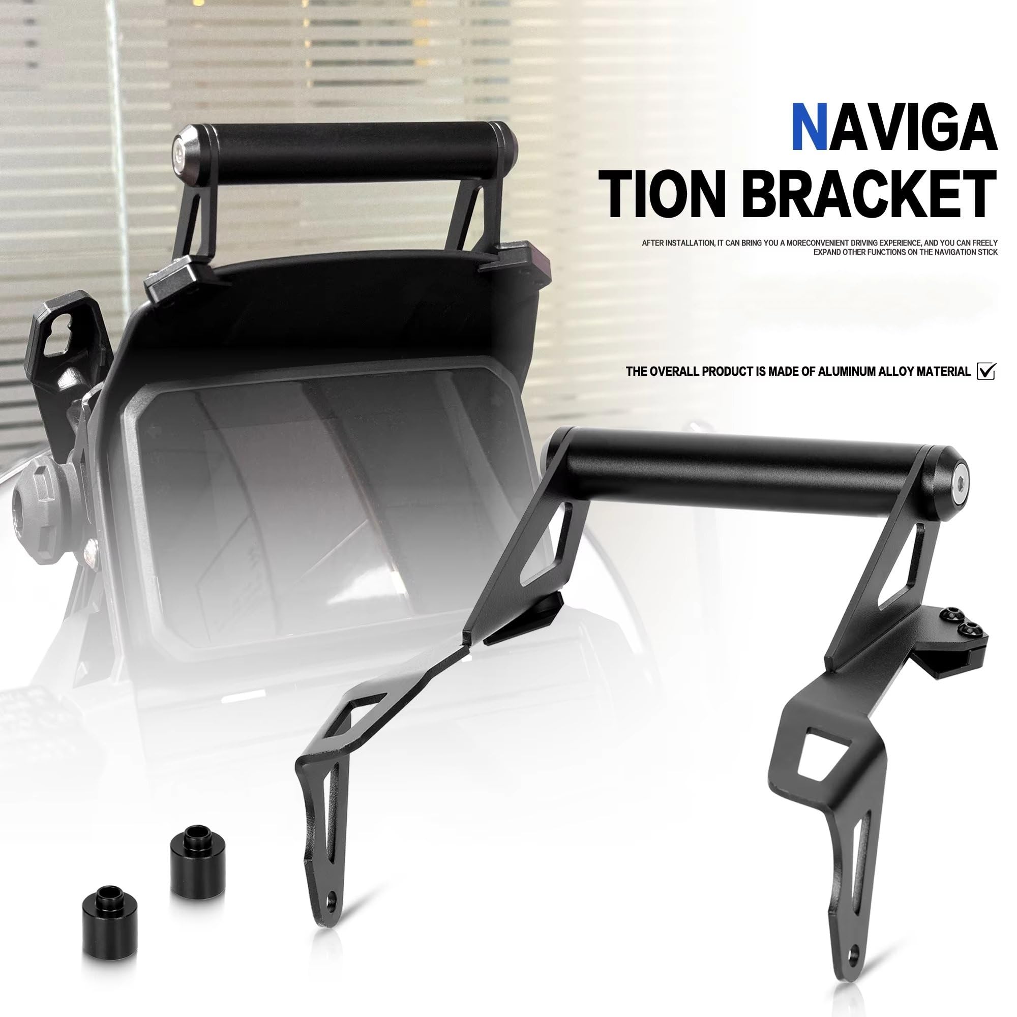 Support de Plaque de Navigation GPS pour ADV 350 pour ADV350 2022 2023 2024 2025 Accessoires de Moto Support de Navigation GPS de téléphone Portable Support 22mm
