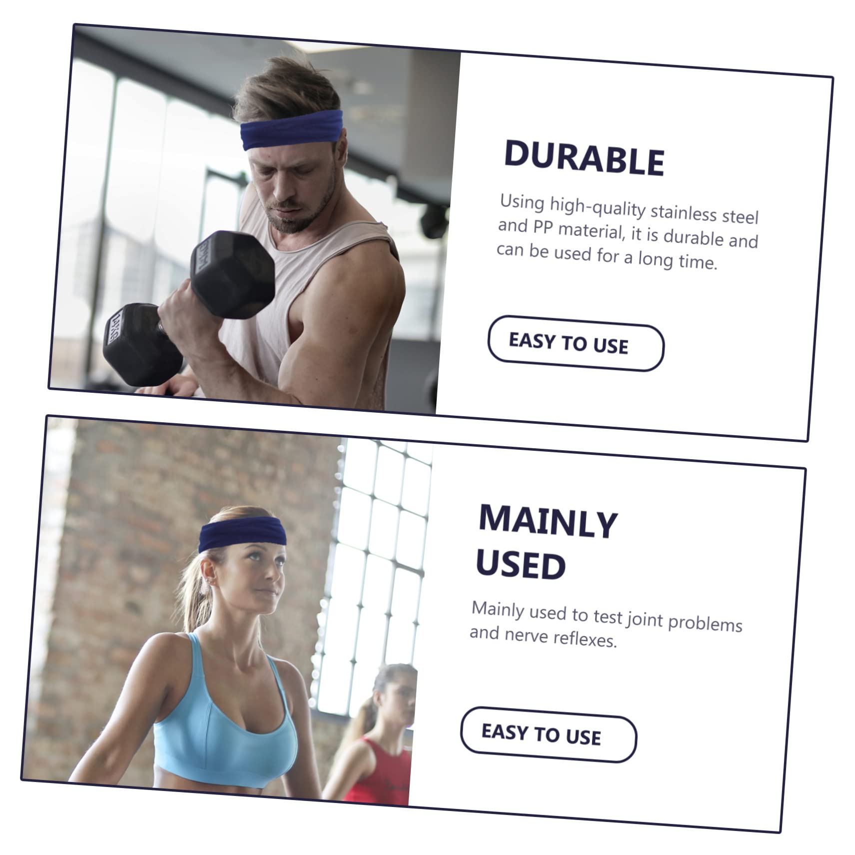 YARNOW 18piezas para Hombre De Bandas De Pelo Absorbentes De Sudor Accesorios De Yoga y Running para Gimnasio y Actividades