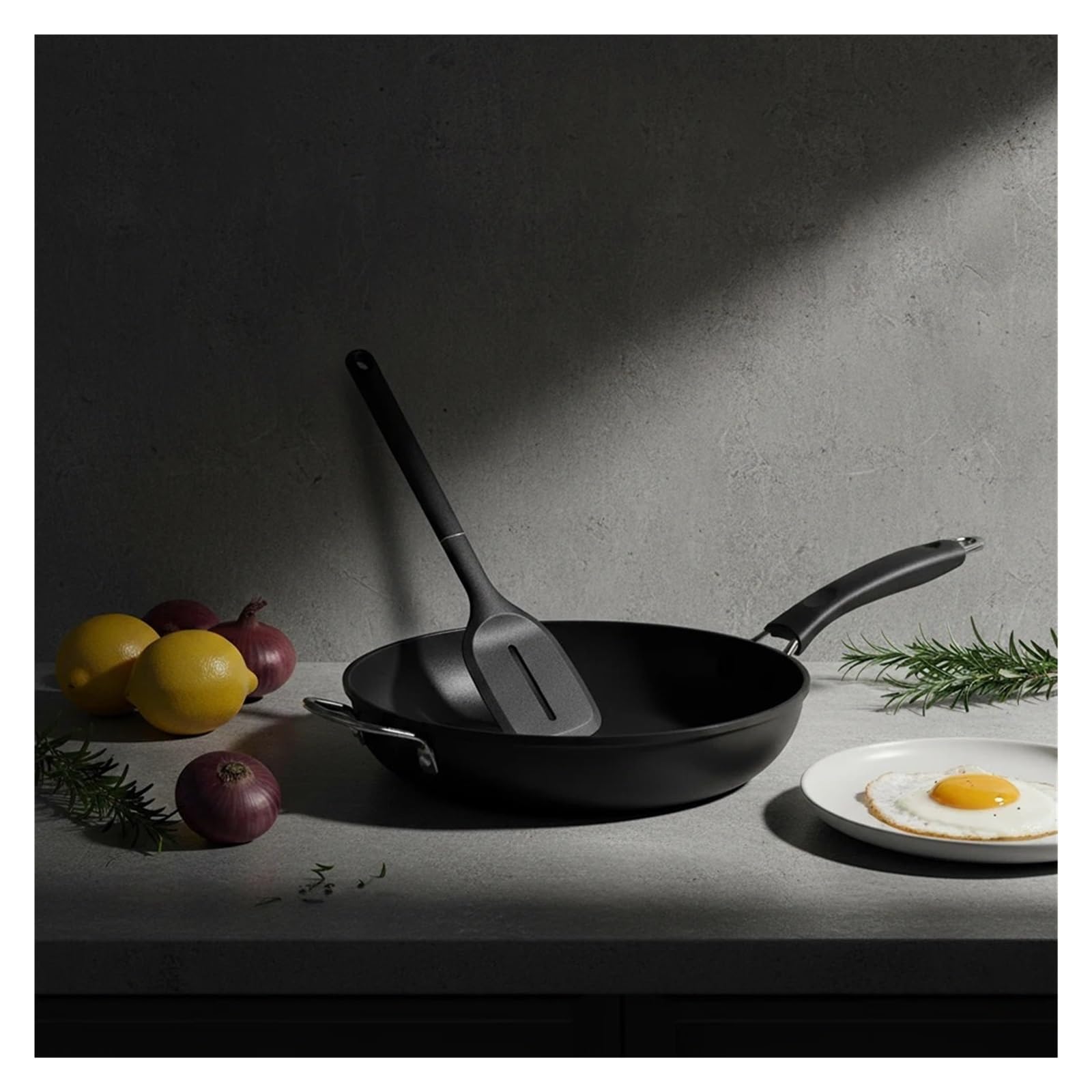 Silikon-Spatel-Set, 4-teilig, antihaftbeschichtet, hitzebeständig, Schaber und Pfannenwender für Küche