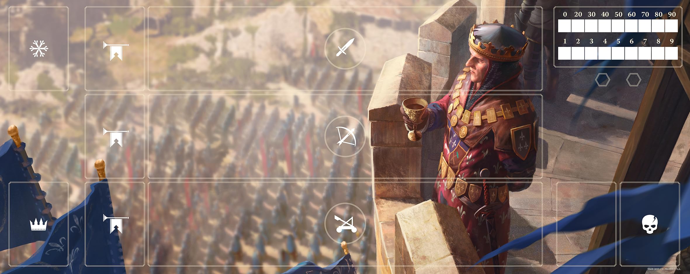 Gwent Neoprene Mat – Northern Realms, Maße: 290 x 730mm