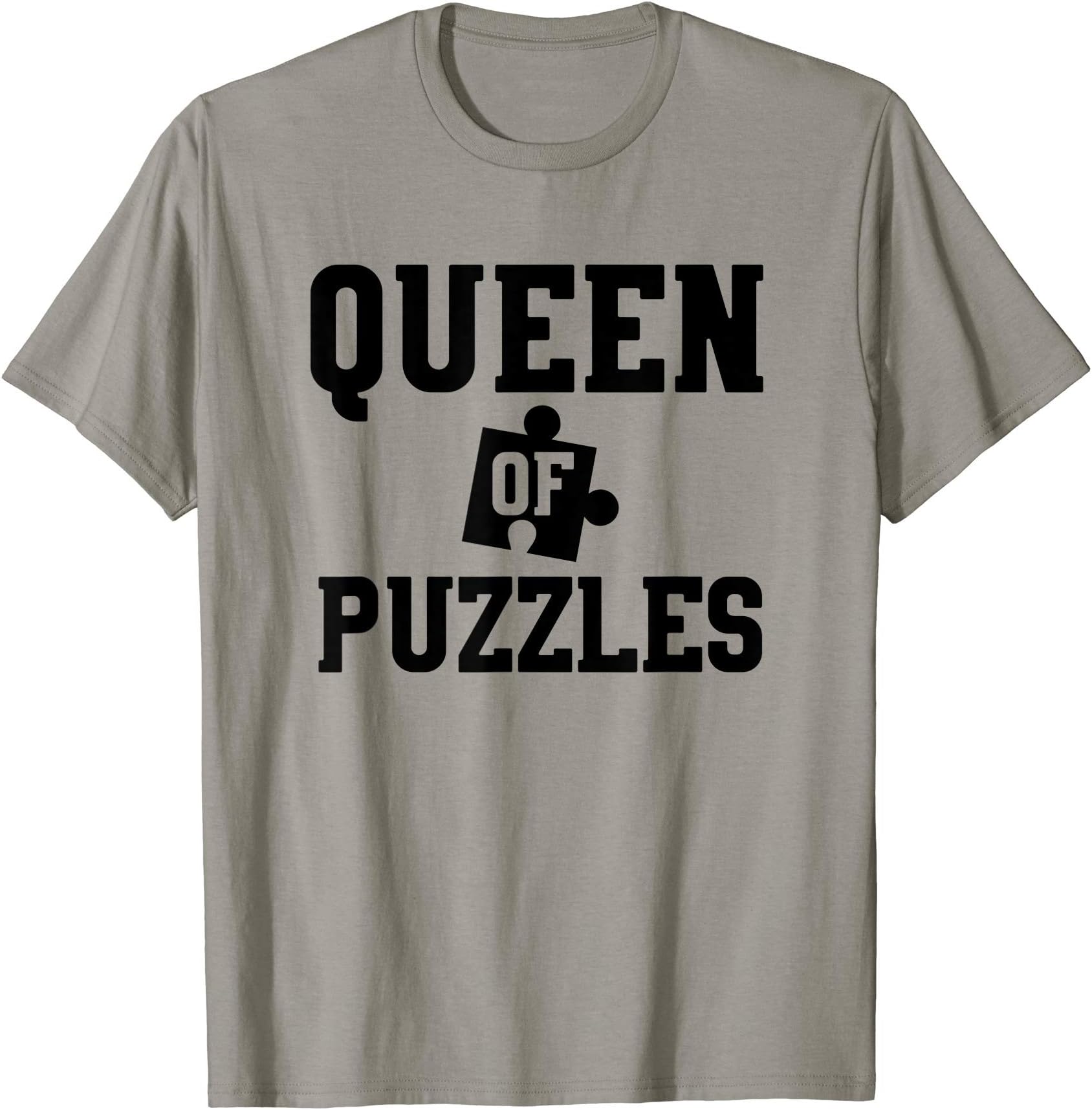 Queen of Puzzles - Jigsaw Puzzle Lover Shirt T-ShirtOEKO-TEX STANDARD 100