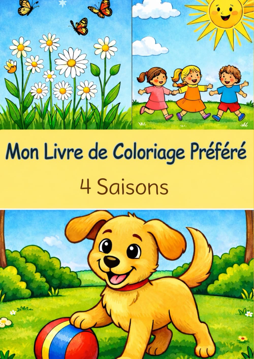 Mon livre de coloriage préféré : 4 Saisons