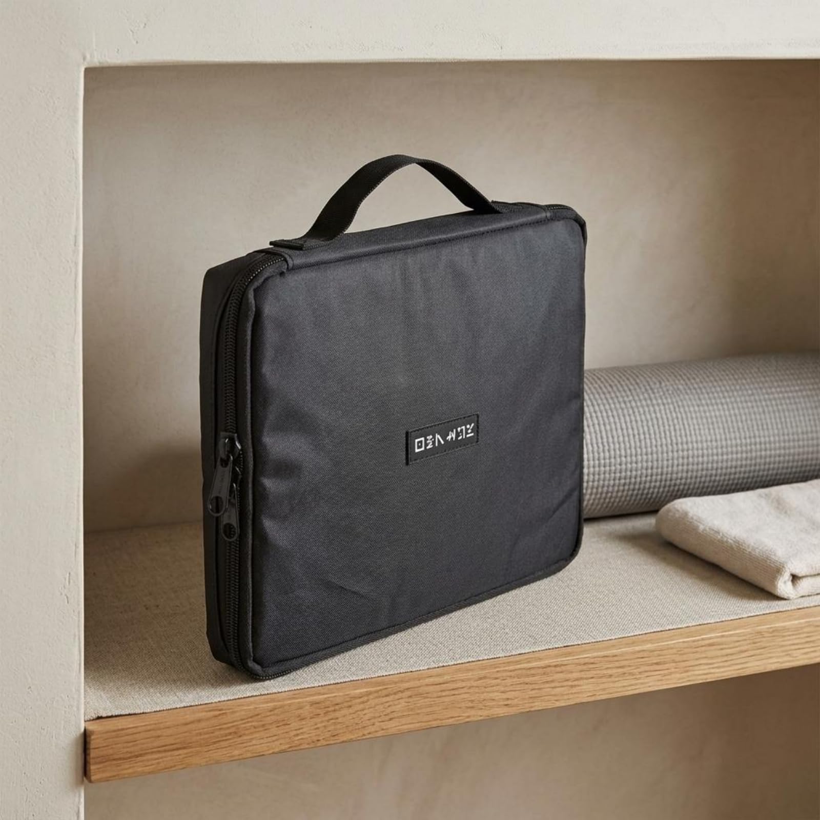 Amagogo Pochette de Rangement Médicale Sac à Outils Acupression Mallette Organisateur Étui de Soins en Tissu Oxford avec Poignée Supérieure et Fermeture