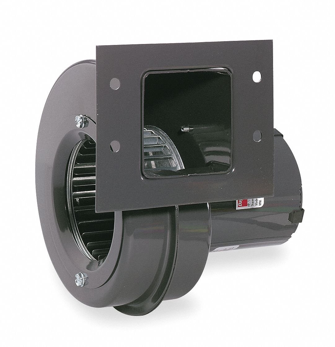 Dayton Square Shaded Pole OEM Specialty Blower, Flange: Yes, Wheel Dia: 3-13/16
