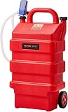 VEVOR Bidon d'Essence Diesel sur Roues, 60,5 L, Réservoir de Carburant, avec Pompe Transfert Carburant Électrique 12 V CC 9,5 L/min, Tuyau de Distribution 1,2 m, Buse Capteur Arrêt Automatique, Rouge - 10