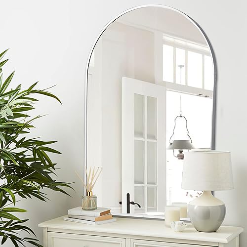 Miniatura 9 de NeuType Espejo de longitud completa, espejo de cuerpo completo de 55 x 16 pulgadas con soporte, espejo de pie de longitud completa, espejo montado