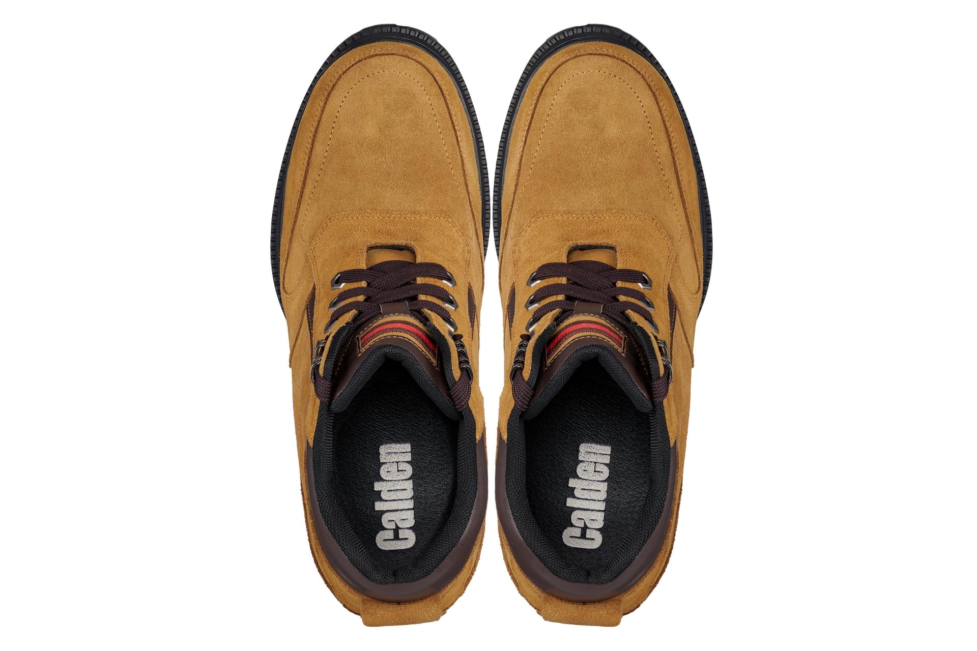 Calden Invisible Height Increasing Elevator Shoes Nubuck Khaki Brown Men’s 10 Amazon.com | Calden Men main image 2