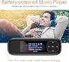 AGPTEK 8GB USB MP3 Player, Portable MP3 Music Player, USB Flash Drive with FM Radio, Voice Recorder, Supports up to 128GB, Black