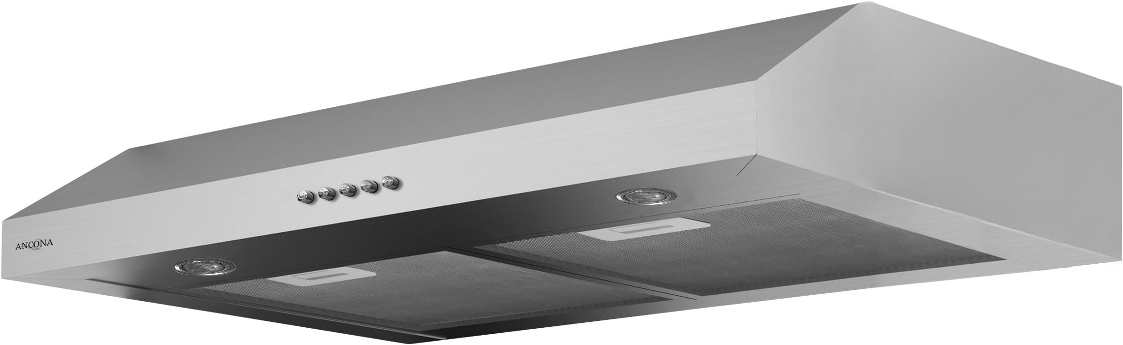 Ancona AN-1221 Slim SD330 30” 325 CFM Ducted Under Cabinet Range Hood in Stainless Steel
