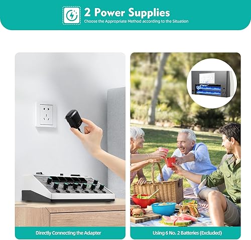 Miniatura 6 de KWD808-I Máquina eléctrica del estimulador de la acupuntura 6 Salida Patch Massager Cuidado para la acupuntura de impulso eléctrico 500-1000hpa