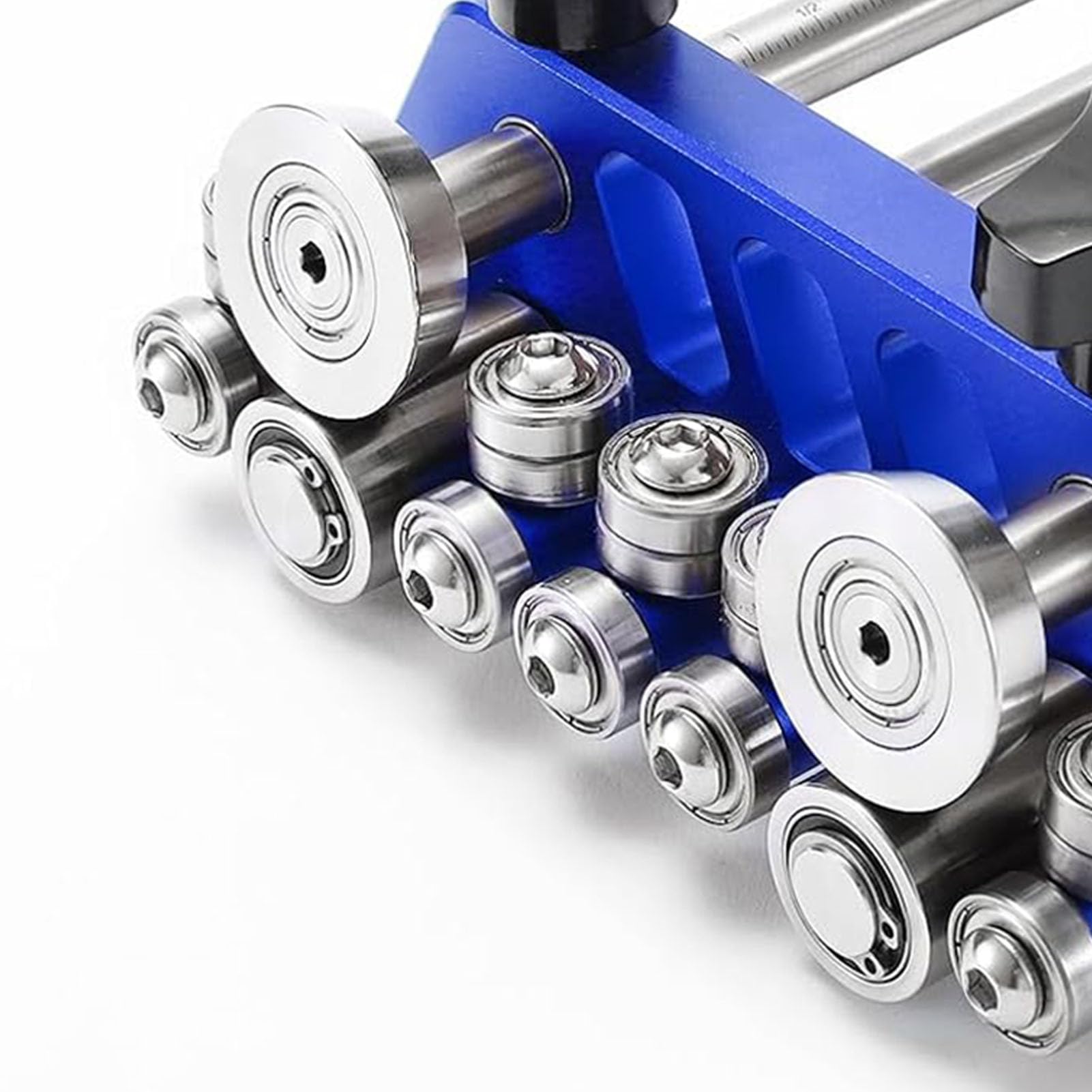 banapoy 2-stanowiskowa Giętarka do Blachy, Giętarka do Blachy z możliwością Regulacji w Zakresie 0–100° Narzędzie Dekarstwa, długość od 7 Mm 180 Mm, grubość od 0,2 1