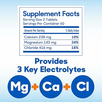 SlowMag Muscle & Heart Magnesium Chloride Supplement with Calcium, 120 Count, Supports Muscle Relaxation, Heart, Nerve & Bone Health, High Absorption