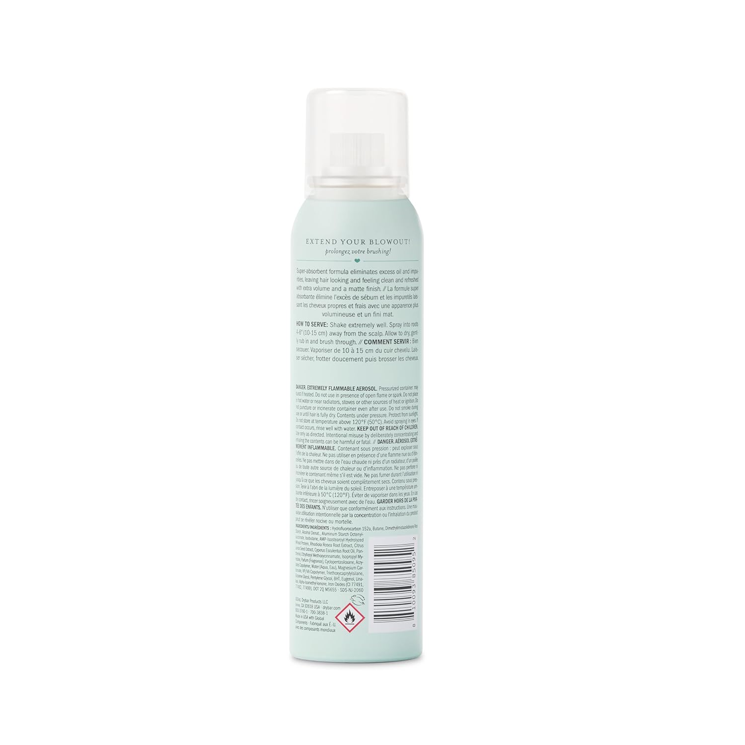 Drybar Detox Dry Shampoo Spray, Absorbs Excess Oil, Leaves Hair Looking and Feeling Clean & Refreshed with Extra Volume, For All Hair Types - Image 9