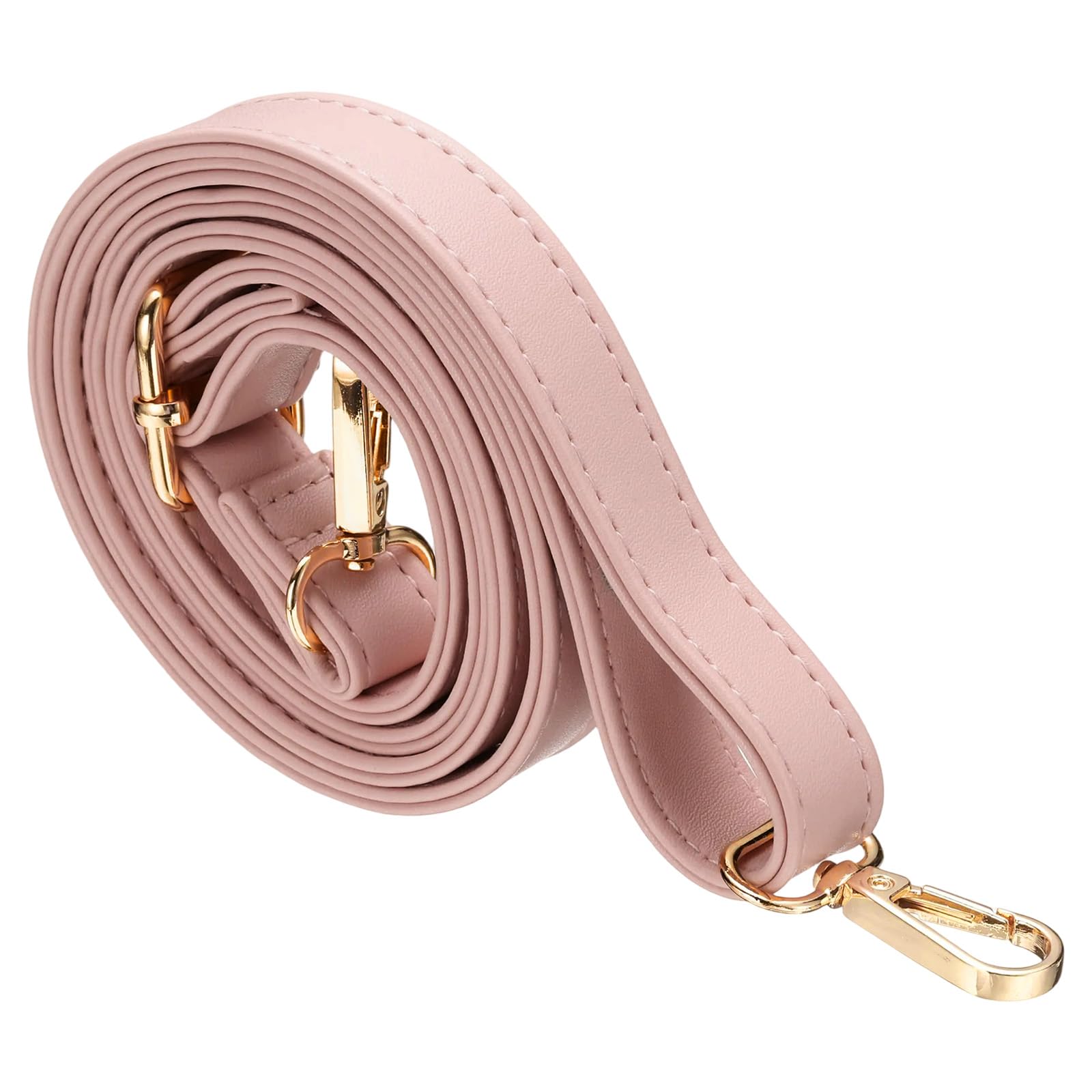 Correa de bolsa ajustable rosa oscuro con longitud regulable para bolsos de mujer 8