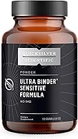 Vista 1 de Quicksilver Scientific Fórmula ultra sensible a la carpeta - Suplemento de salud intestinal con carbón activado, arcilla de bentonita - Polvo