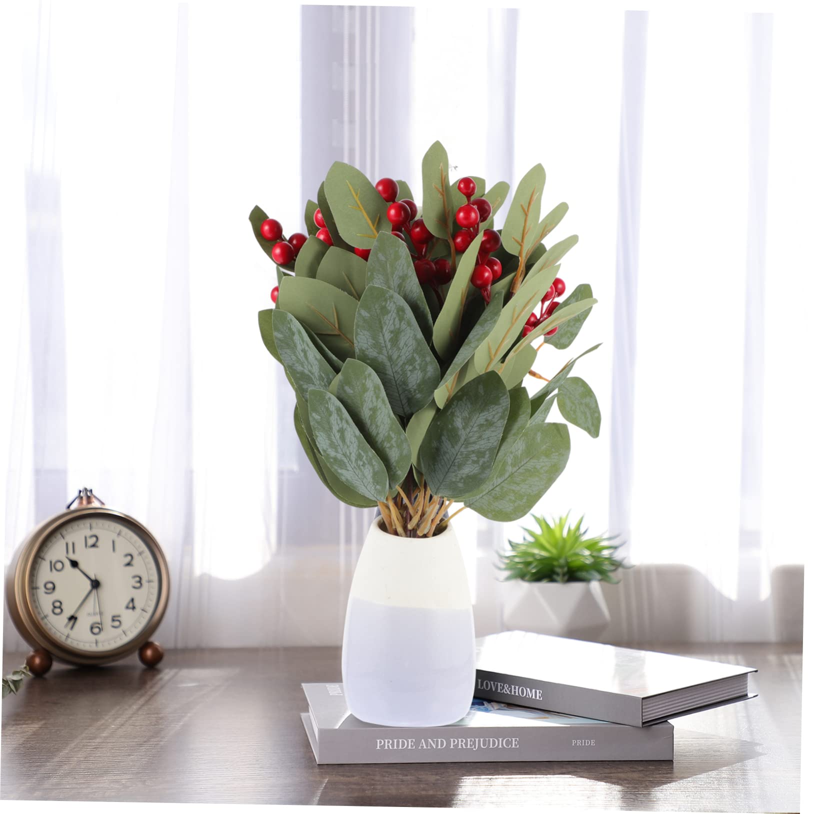 Alipis 3 Set Di Foglie Di Eucalipto Artificiali Finte Piante Finte Per Decorazioni Per La Casa Matrimoni Feste Affari Decorazioni Verdi Realistiche 10 Pezzi * 3