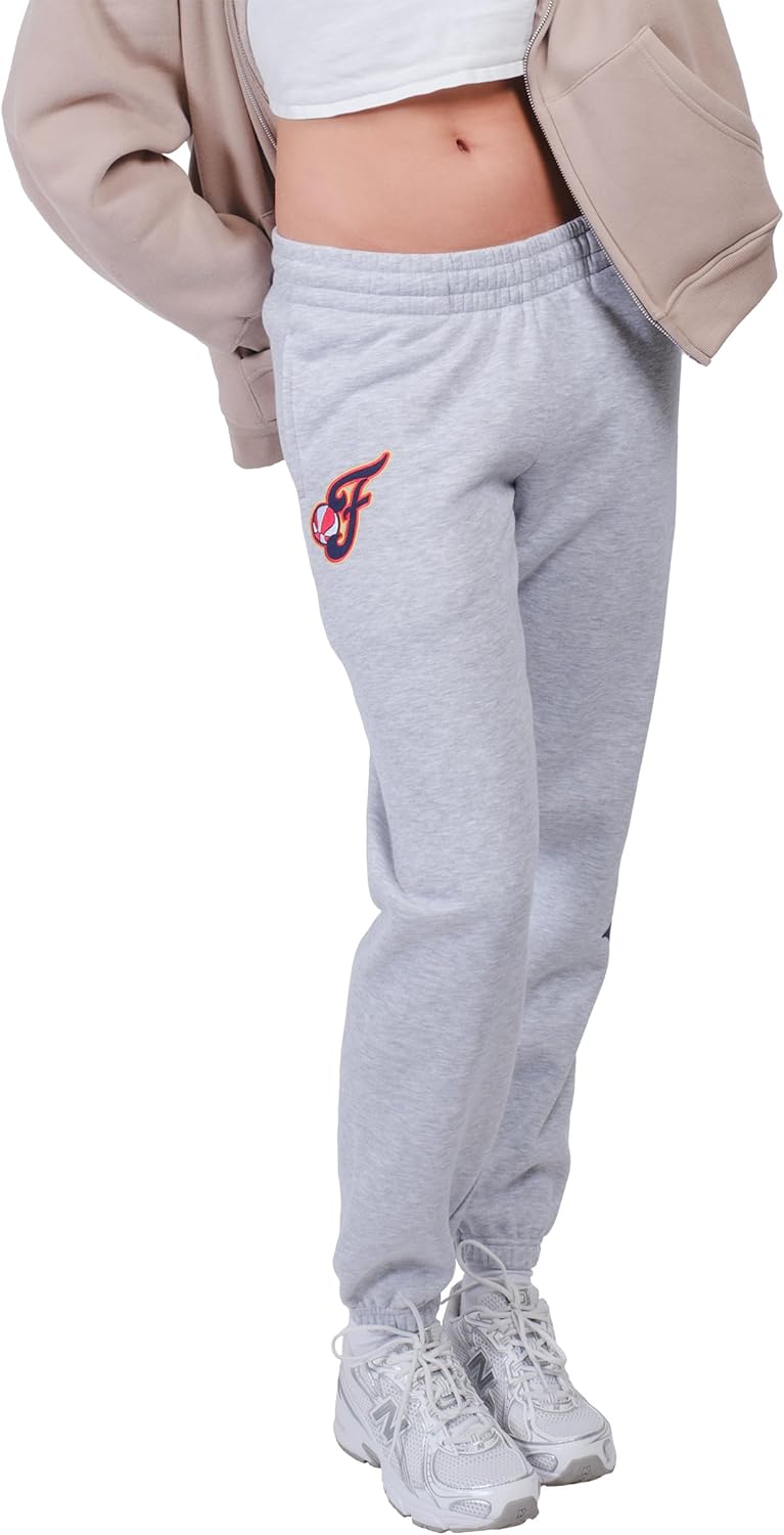 Ultra Game Womens WNBA Official Velvet Plush Jogger Sweatpants Lounge Pants